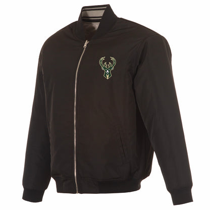 Milwaukee Bucks Reversible Flight Jacket