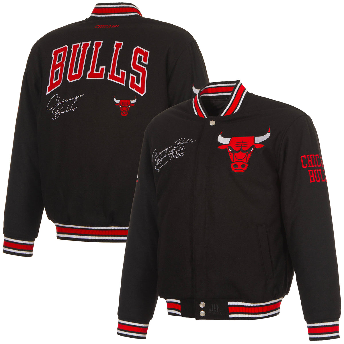 Chicago Bulls Reversible Wool Jacket