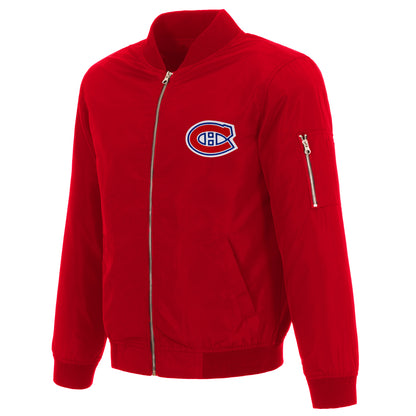 Montreal Canadiens Nylon Bomber Jacket