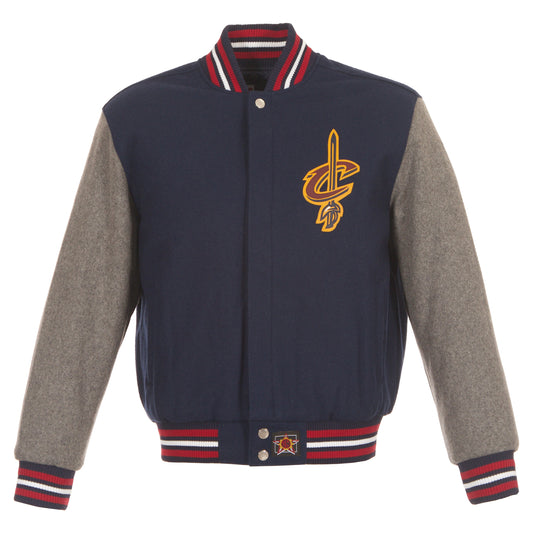 Cleveland Cavaliers All Wool Jacket with Leather Logos
