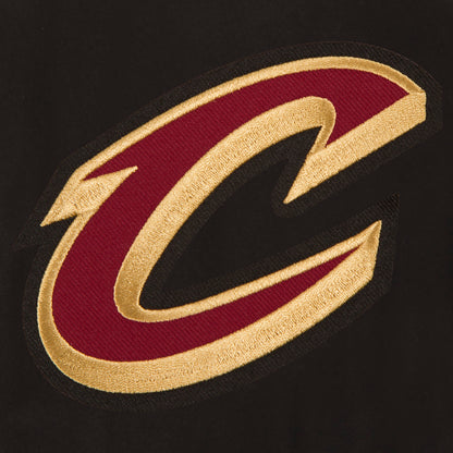 Cleveland Cavaliers Reversible Wool and Leather Jacket