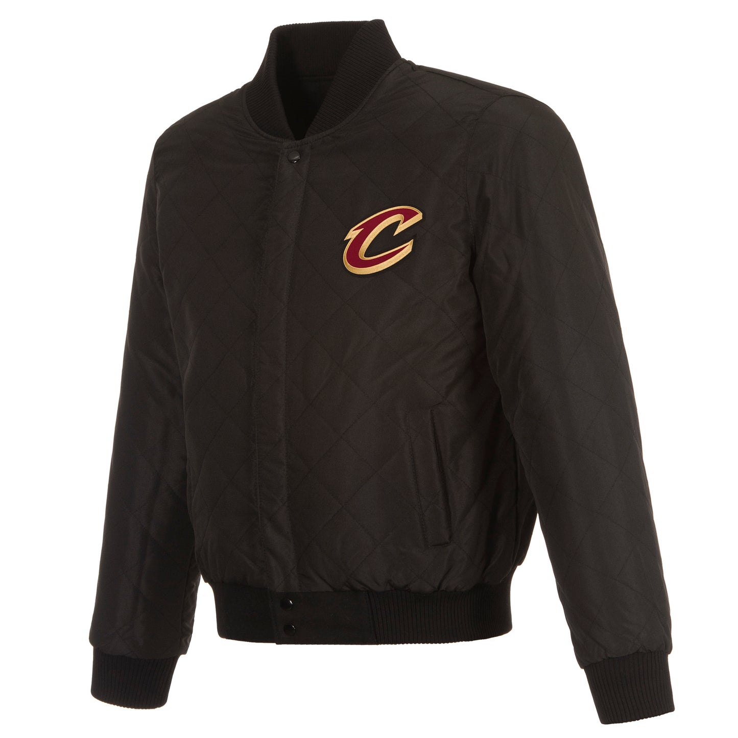 Cleveland Cavaliers Reversible Wool and Leather Jacket