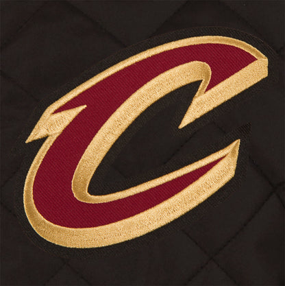 Cleveland Cavaliers Reversible Wool and Leather Jacket