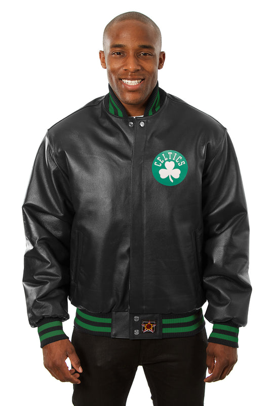 Boston Celtics Full Leather Jacket