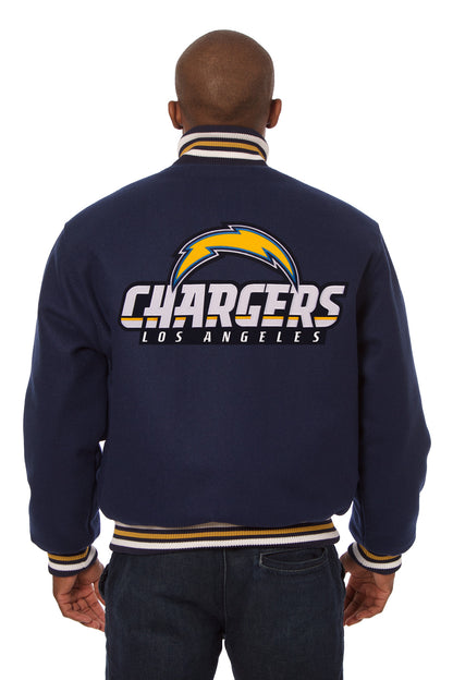 Los Angeles Chargers Embroidered Wool Jacket