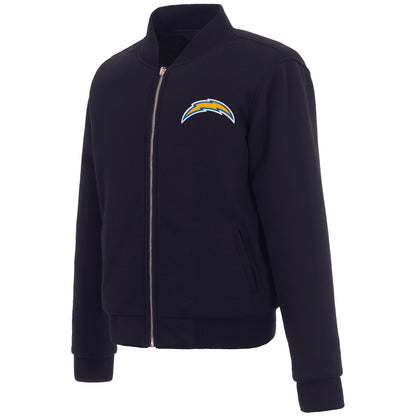 Los Angeles Chargers Ladies Reversible Fleece Jacket