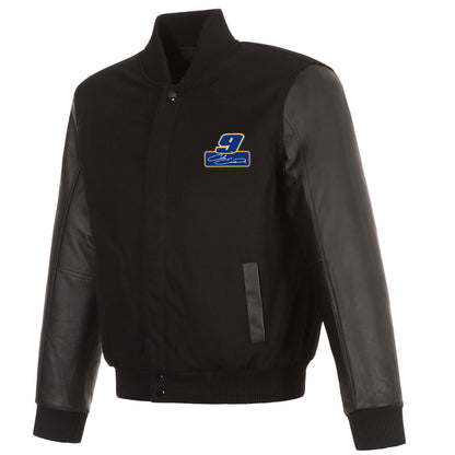 Chase Elliott Reversible Wool and Leather Jacket