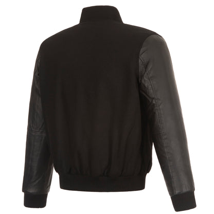 Chase Elliott Reversible Wool and Leather Jacket