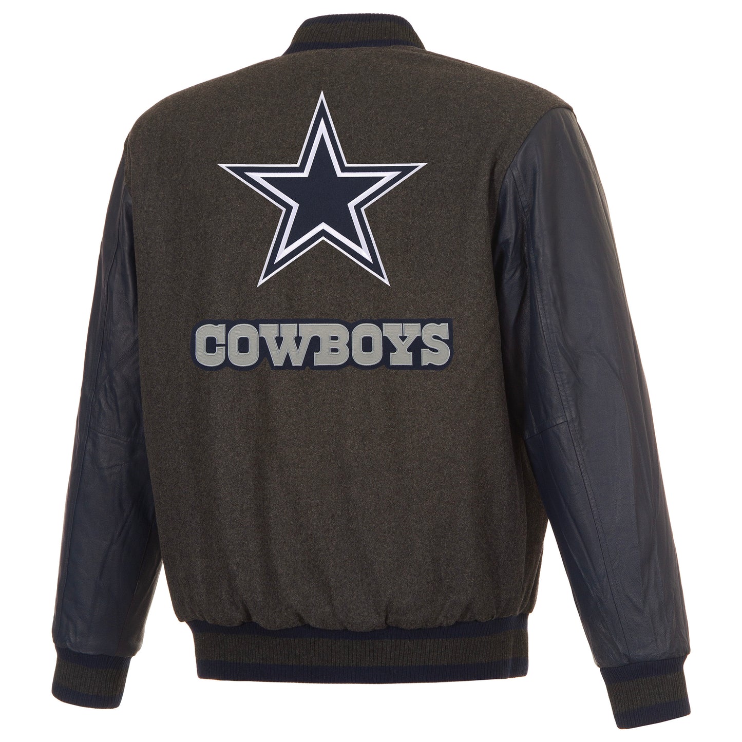 Dallas Cowboys Wool and Leather Reversible Jacket