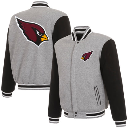 Arizona Cardinals Reversible Two-Tone Fleece Jacket