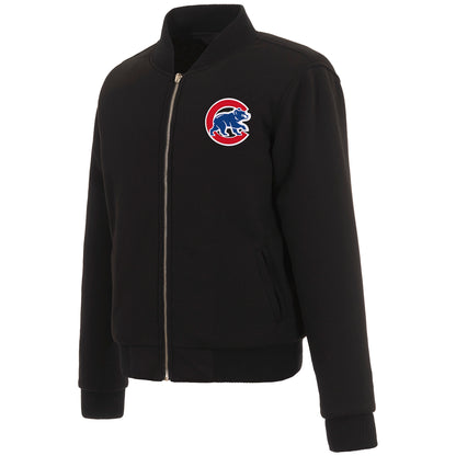 Chicago Cubs Ladies Reversible Fleece Jacket