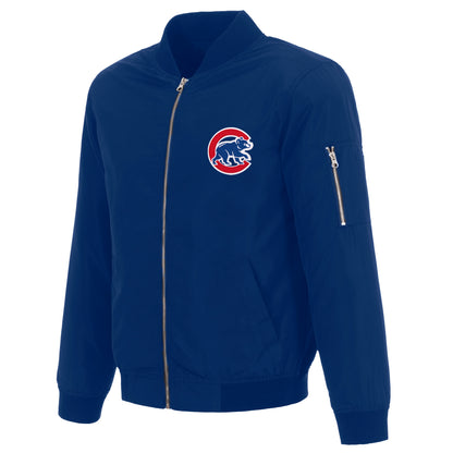 Chicago Cubs Nylon Bomber Jacket