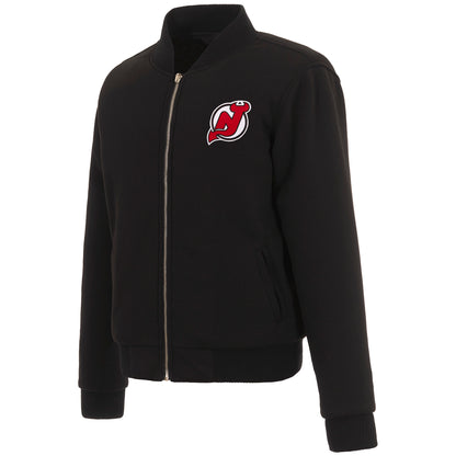 New Jersey Devils Ladies Reversible Fleece Jacket