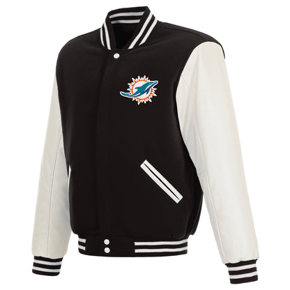 Miami Dolphins Reversible Varsity Jacket