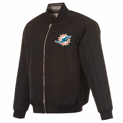 Miami Dolphins Reversible Flight Jacket