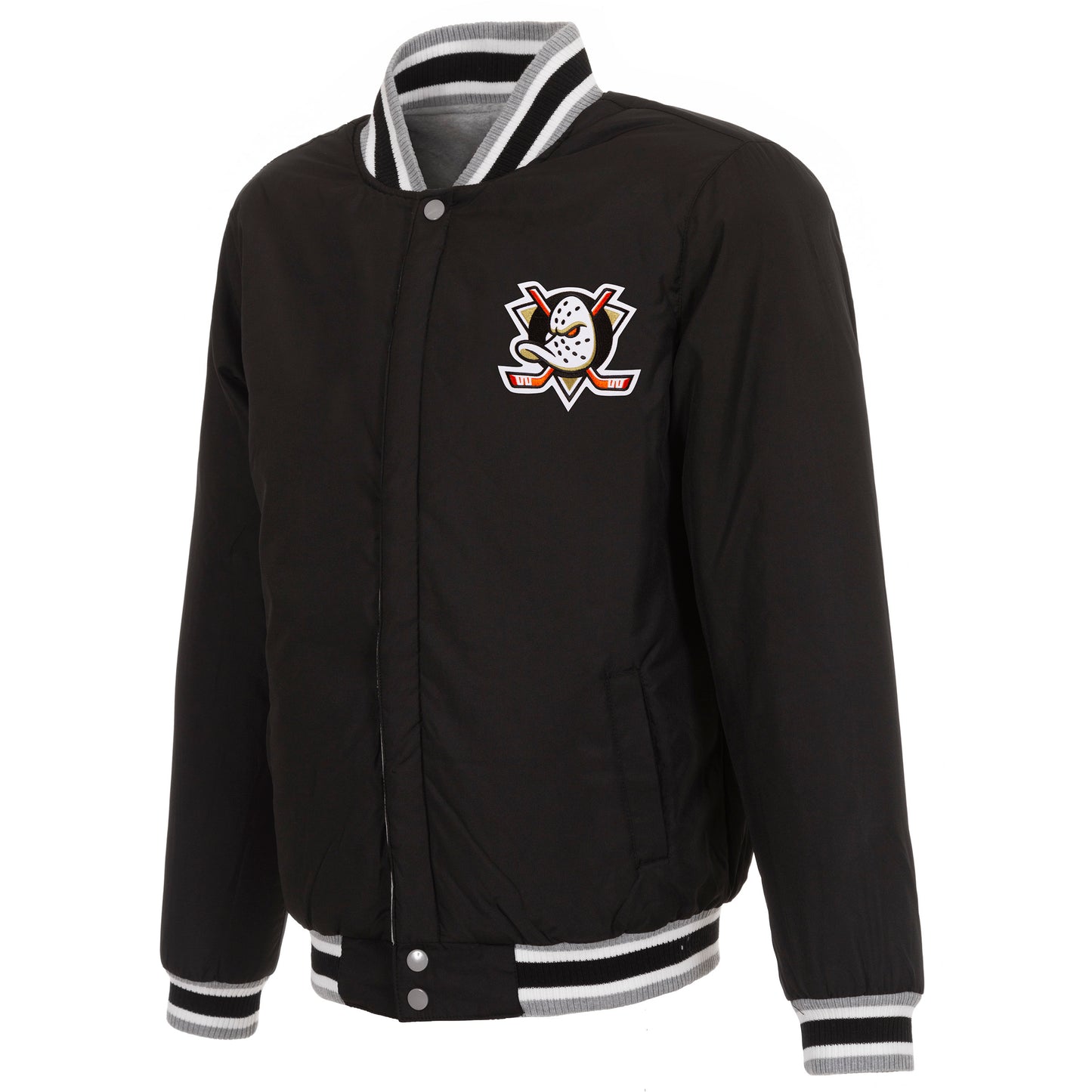 Anaheim Ducks Reversible Two-Tone Fleece Jacket