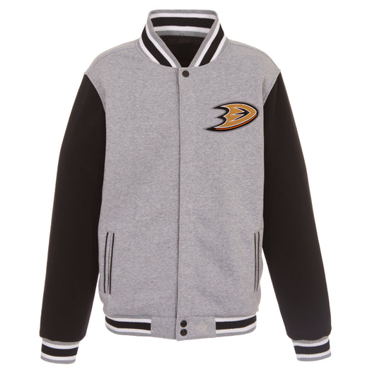 Anaheim Ducks Reversible Two-Tone Fleece Jacket