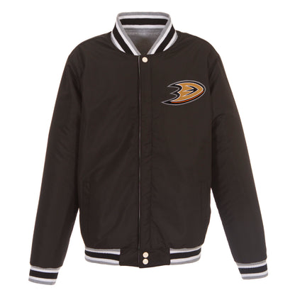 Anaheim Ducks Reversible Two-Tone Fleece Jacket