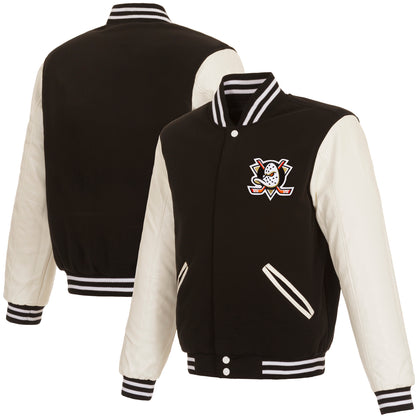 Anaheim Ducks Reversible Varsity Jacket