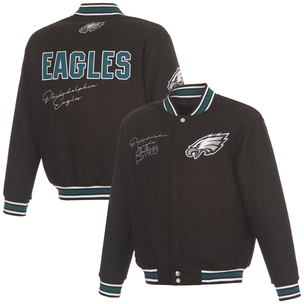 Philadelphia Eagles Reversible Wool Jacket