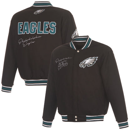 Philadelphia Eagles Reversible Wool Jacket