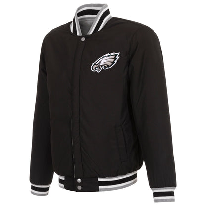 Philadelphia Eagles Reversible Two-Tone Fleece Jacket