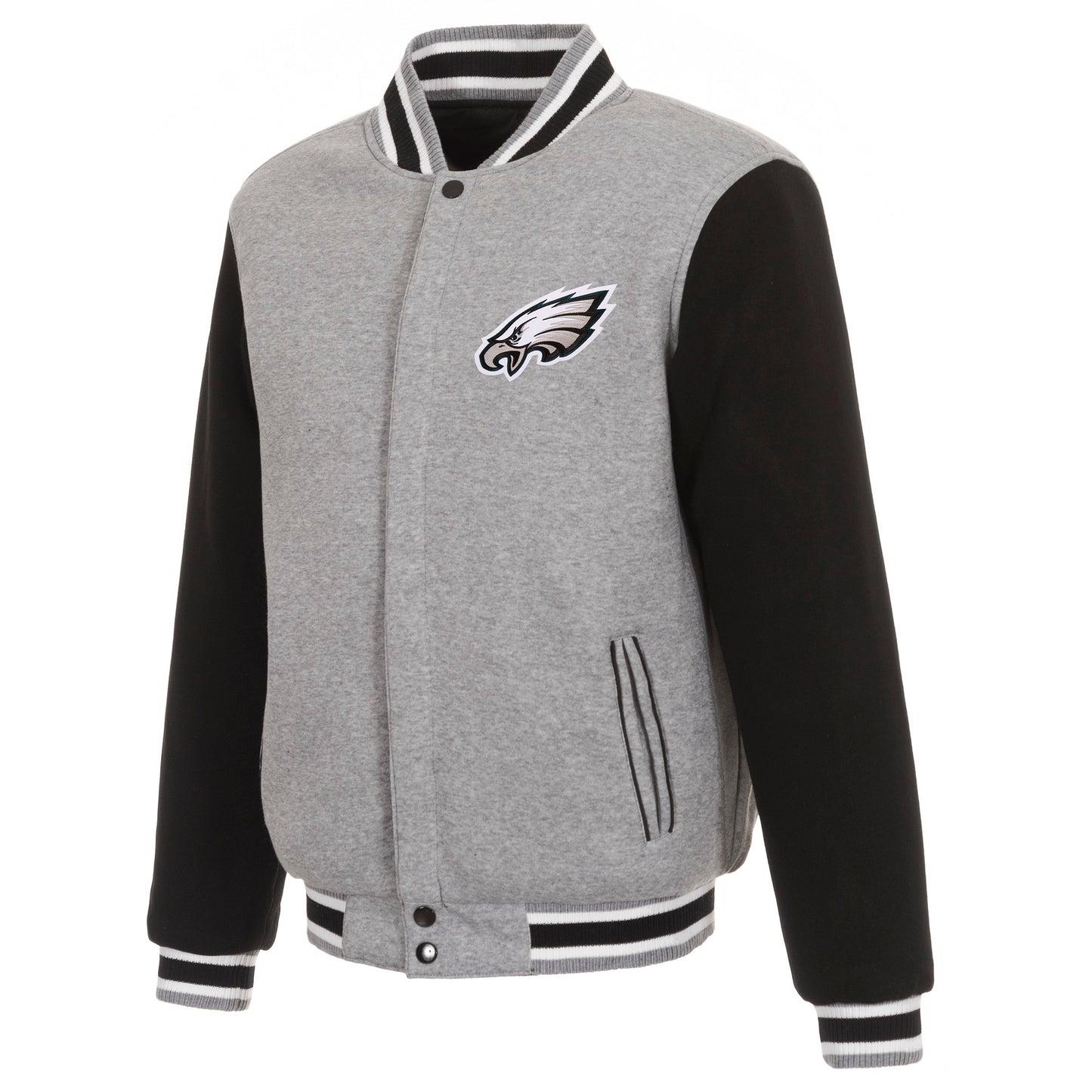 Philadelphia Eagles Reversible Two-Tone Fleece Jacket