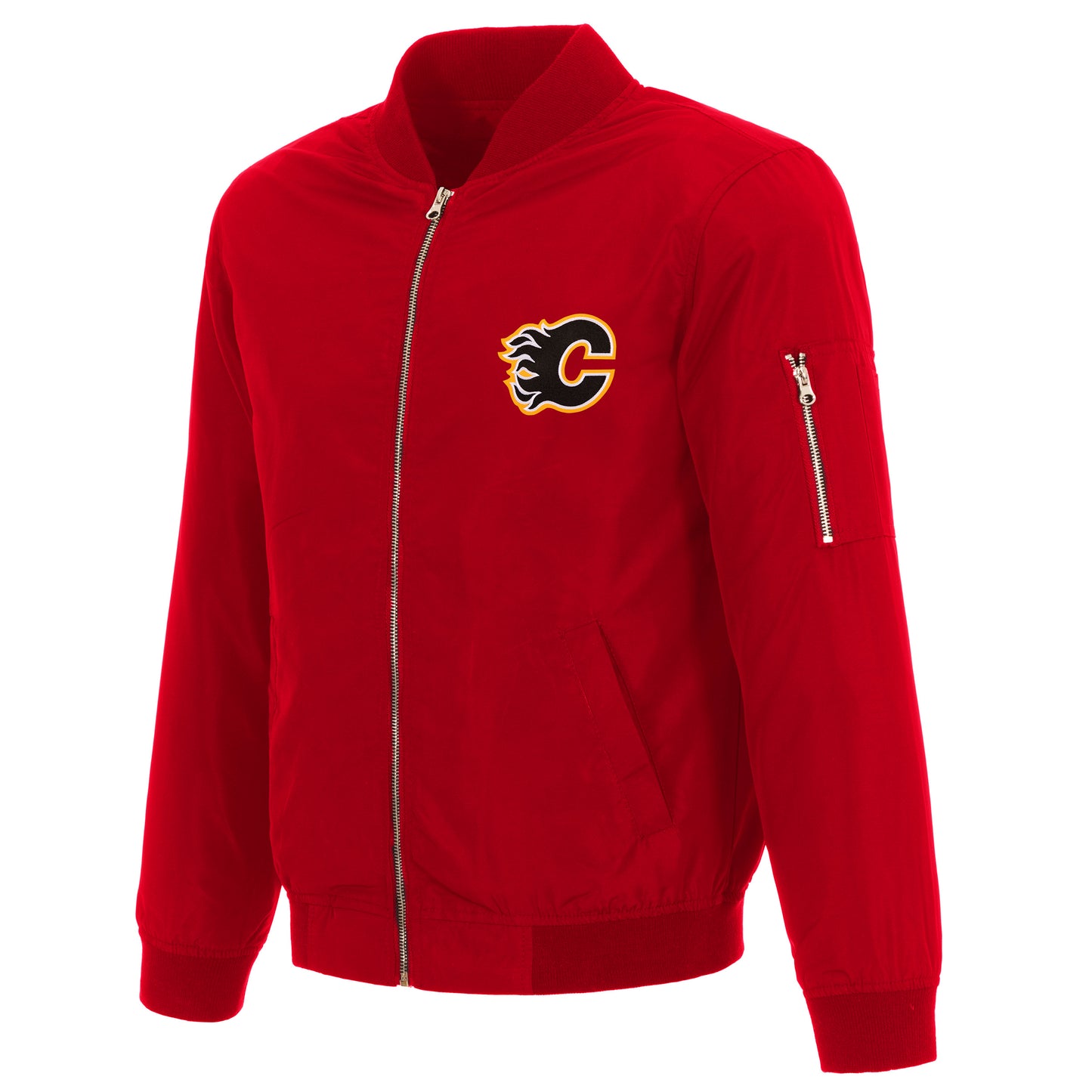 Calgary Flames Nylon Bomber Jacket