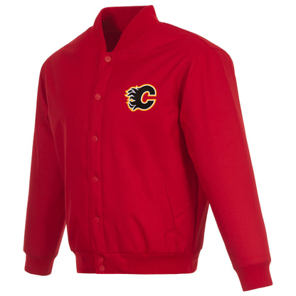 Calgary Flames Poly-Twill Jacket