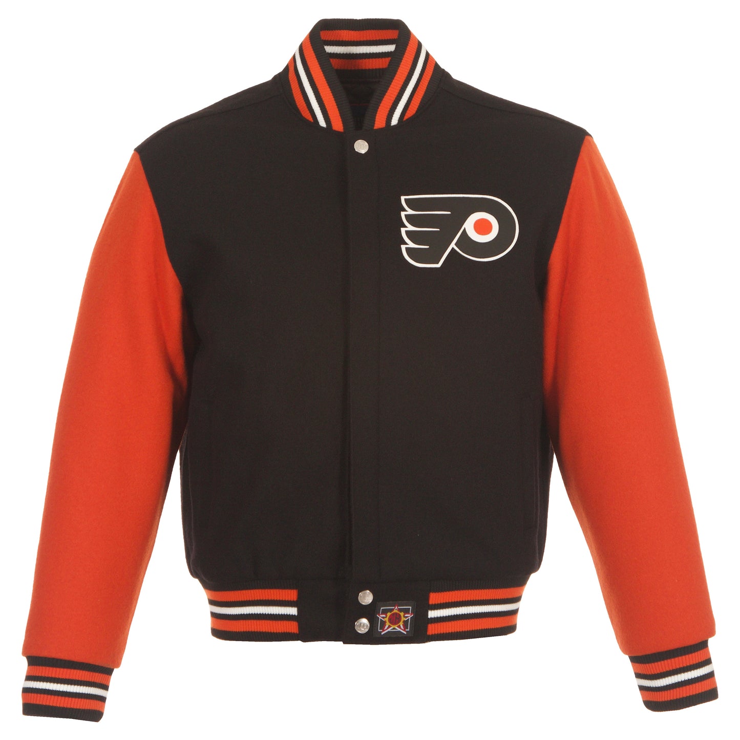 Philadelphia Flyers All Wool Jacket with Leather Logos