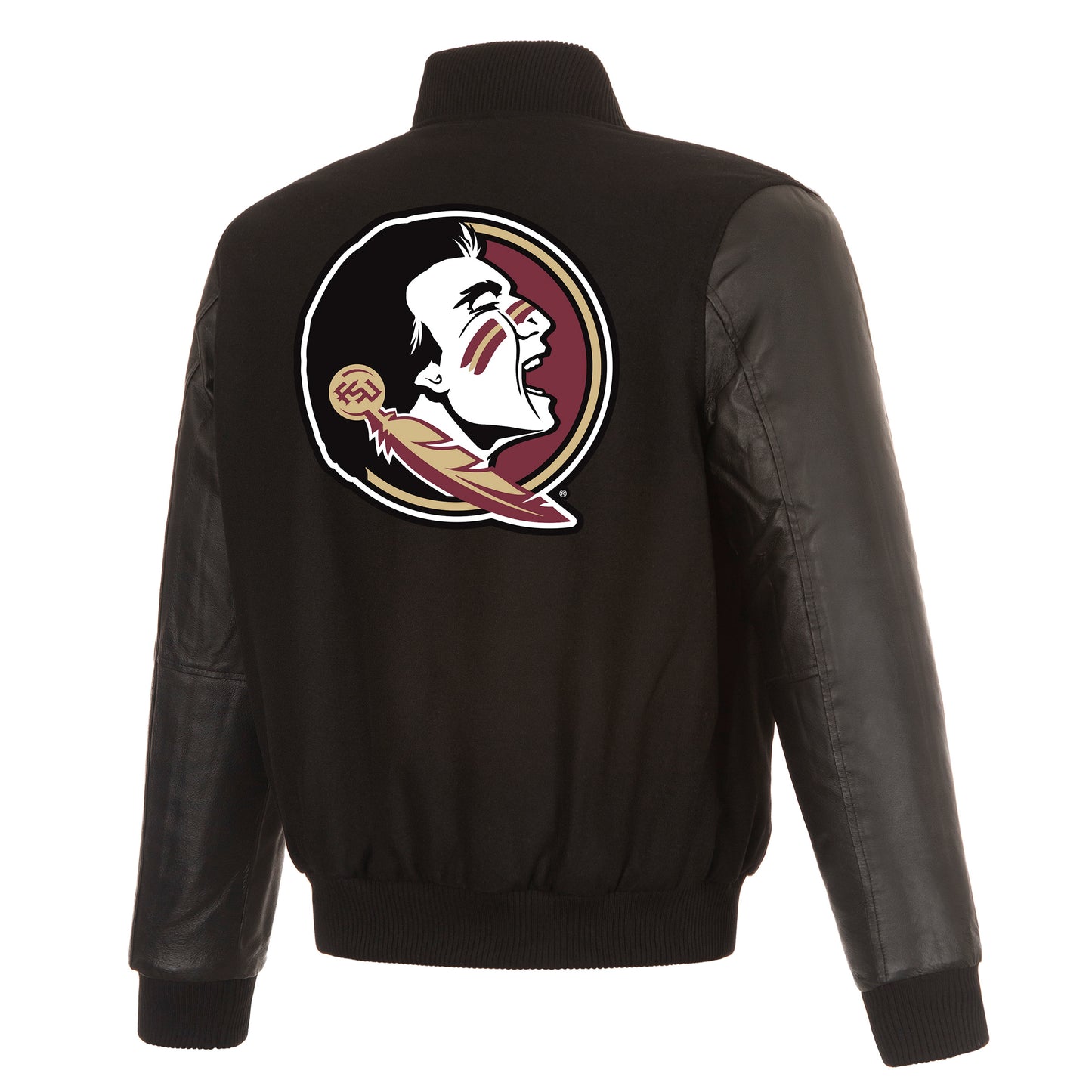 Florida State University Reversible Wool and Leather Jacket