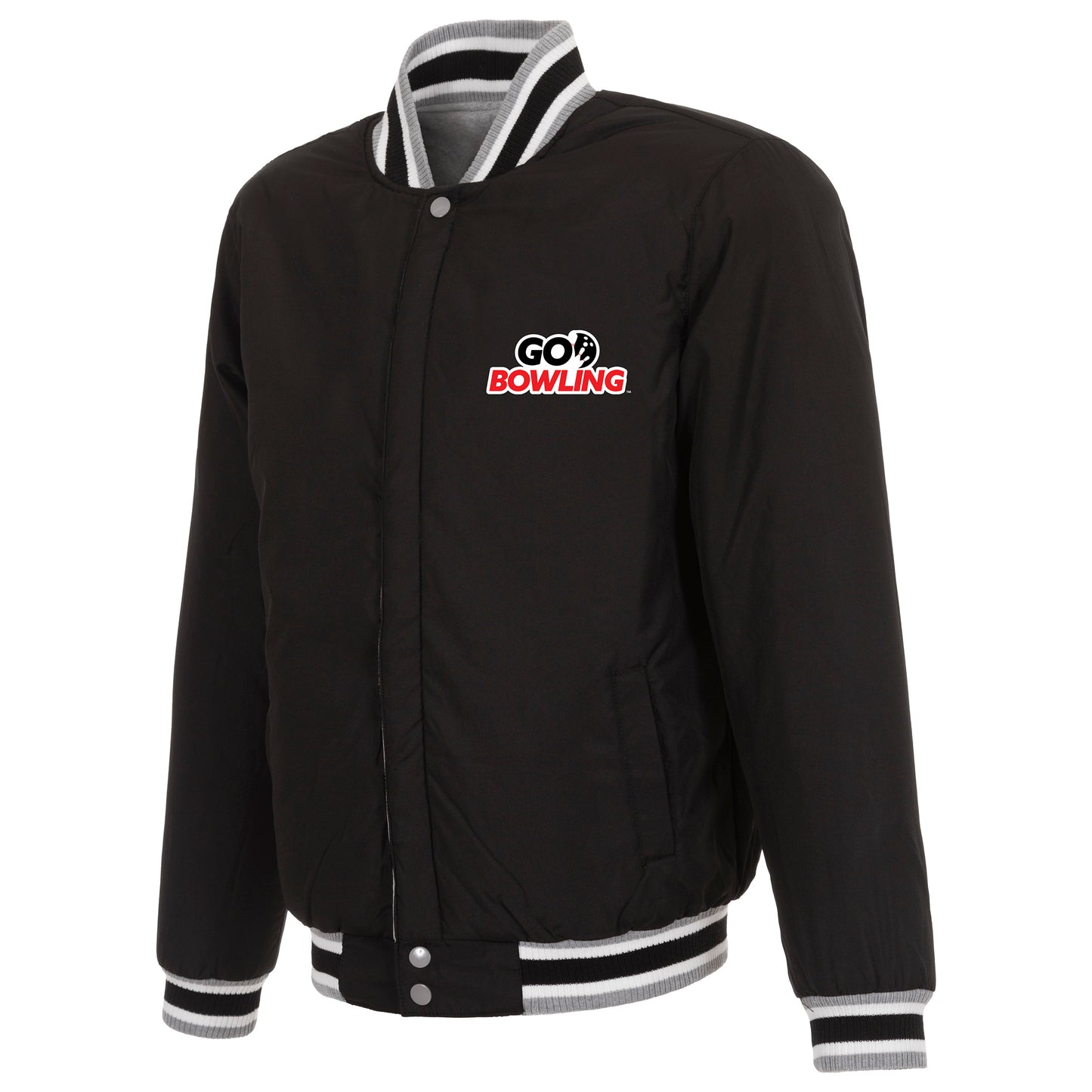 Go Bowling Reversible Fleece Jacket