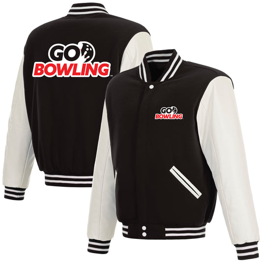 Go Bowling Reversible Varsity Jacket