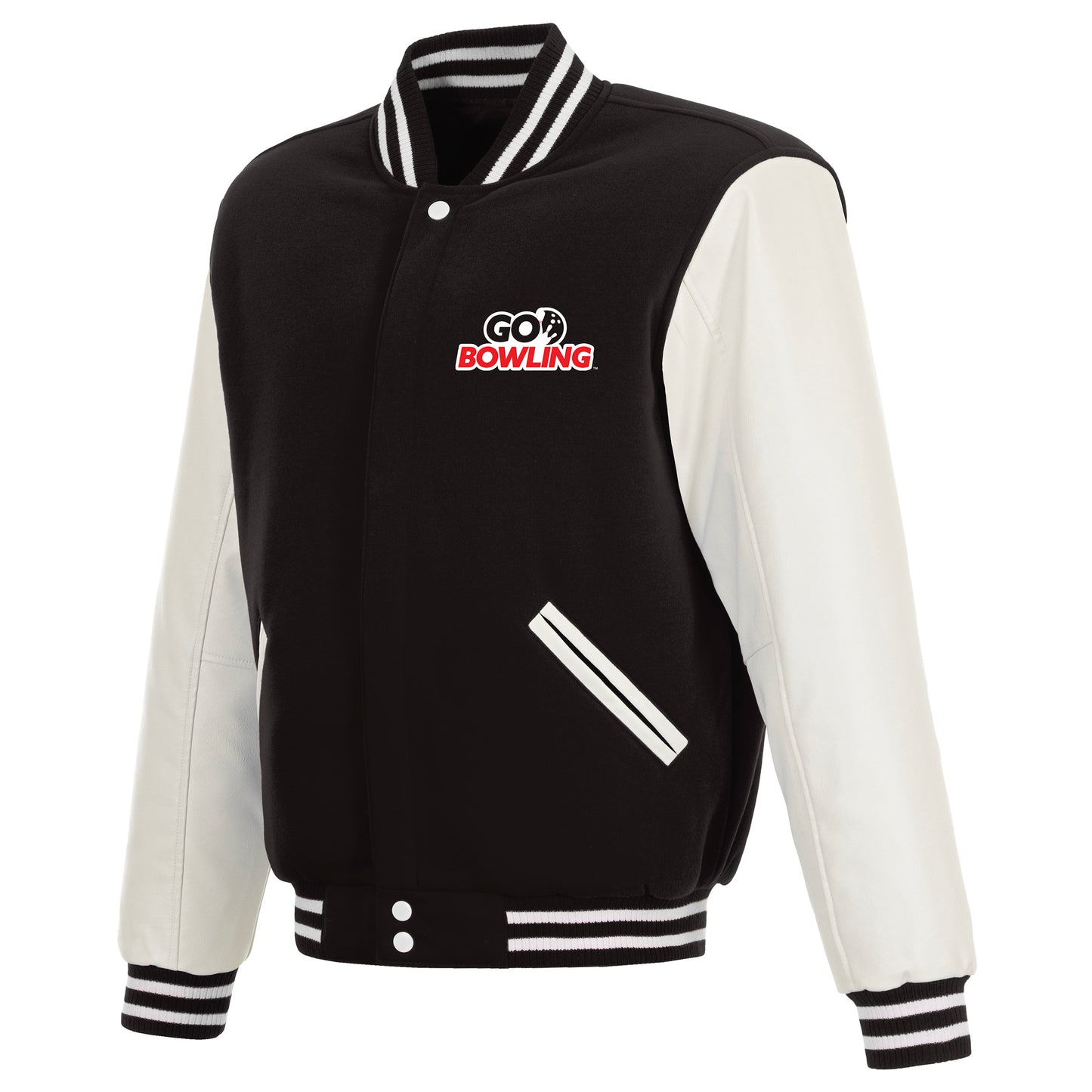 Go Bowling Reversible Varsity Jacket