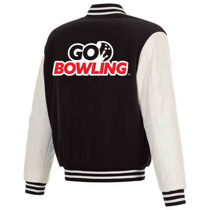 Go Bowling Reversible Varsity Jacket