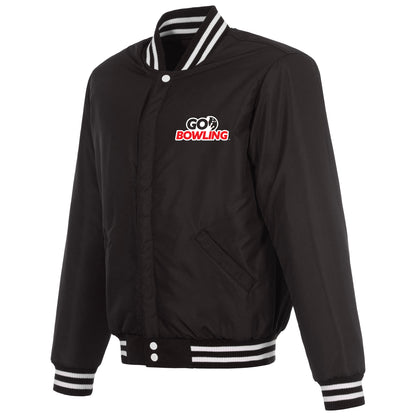 Go Bowling Reversible Varsity Jacket