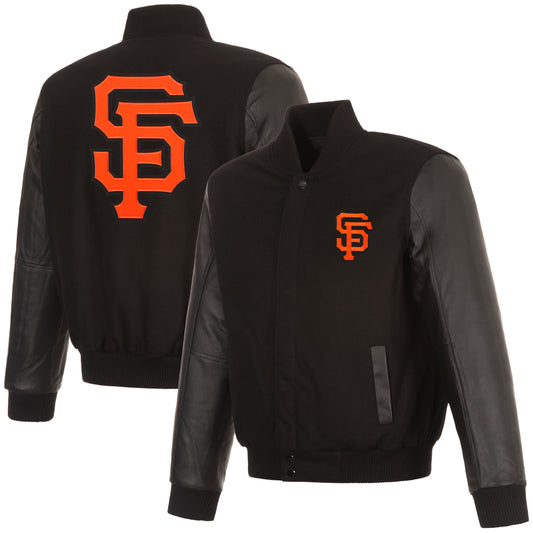 San Francisco Giants Reversible Wool and Leather Jacket