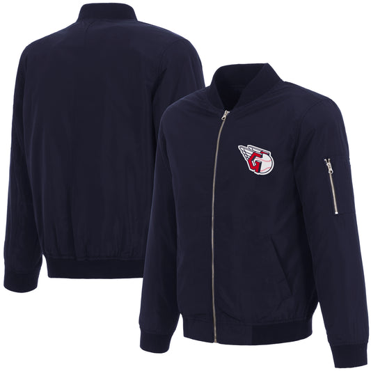 Cleveland Guardians Nylon Bomber Jacket