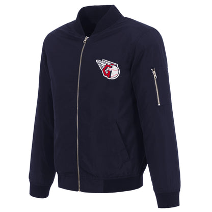 Cleveland Guardians Nylon Bomber Jacket