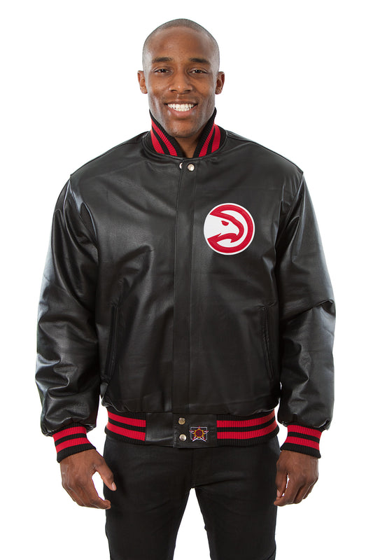 Atlanta Hawks Full Leather Jacket