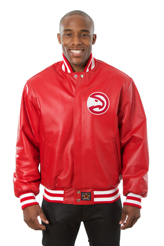 Atlanta Hawks Full Leather Jacket