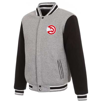 Atlanta Hawks Reversible Two-Tone Fleece Jacket