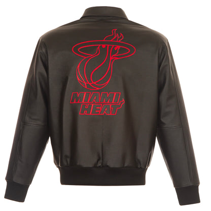 Miami Heat Full Leather Varsity Jacket