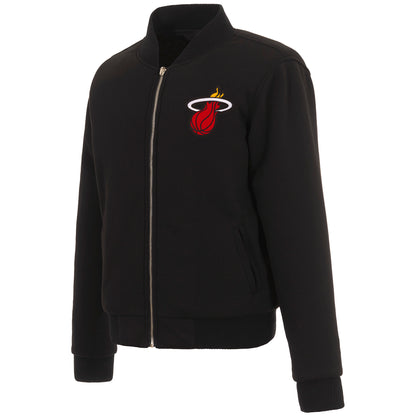 Miami Heat Ladies Reversible Fleece Jacket