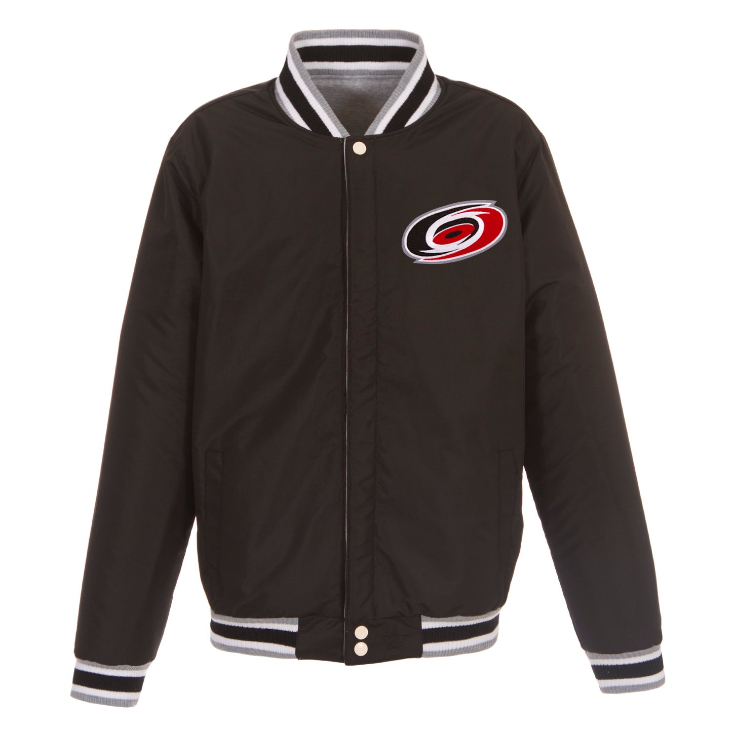 Carolina Hurricanes Reversible Two-Tone Fleece Jacket