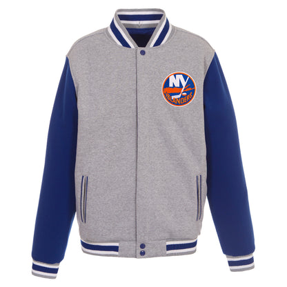 New York Islanders Reversible Two-Tone Fleece Jacket