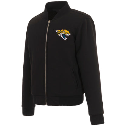 Jacksonville Jaguars Ladies Reversible Fleece Jacket