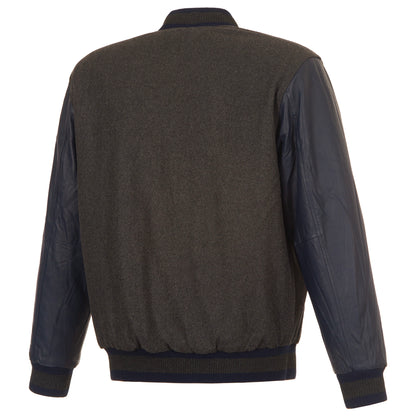 Jeff Gordon Reversible Wool and Leather Jacket