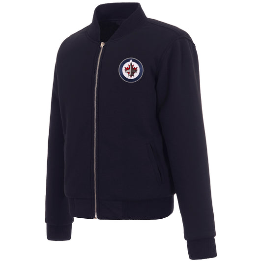 Winnipeg Jets Ladies Reversible Fleece Jacket