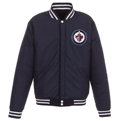 Winnipeg Jets Reversible Varsity Jacket